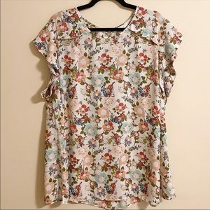 DR2 Ruffle Trim Blouse